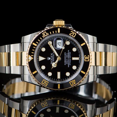 rolex 2 tone submariner band|rolex submariner 2 tone price.